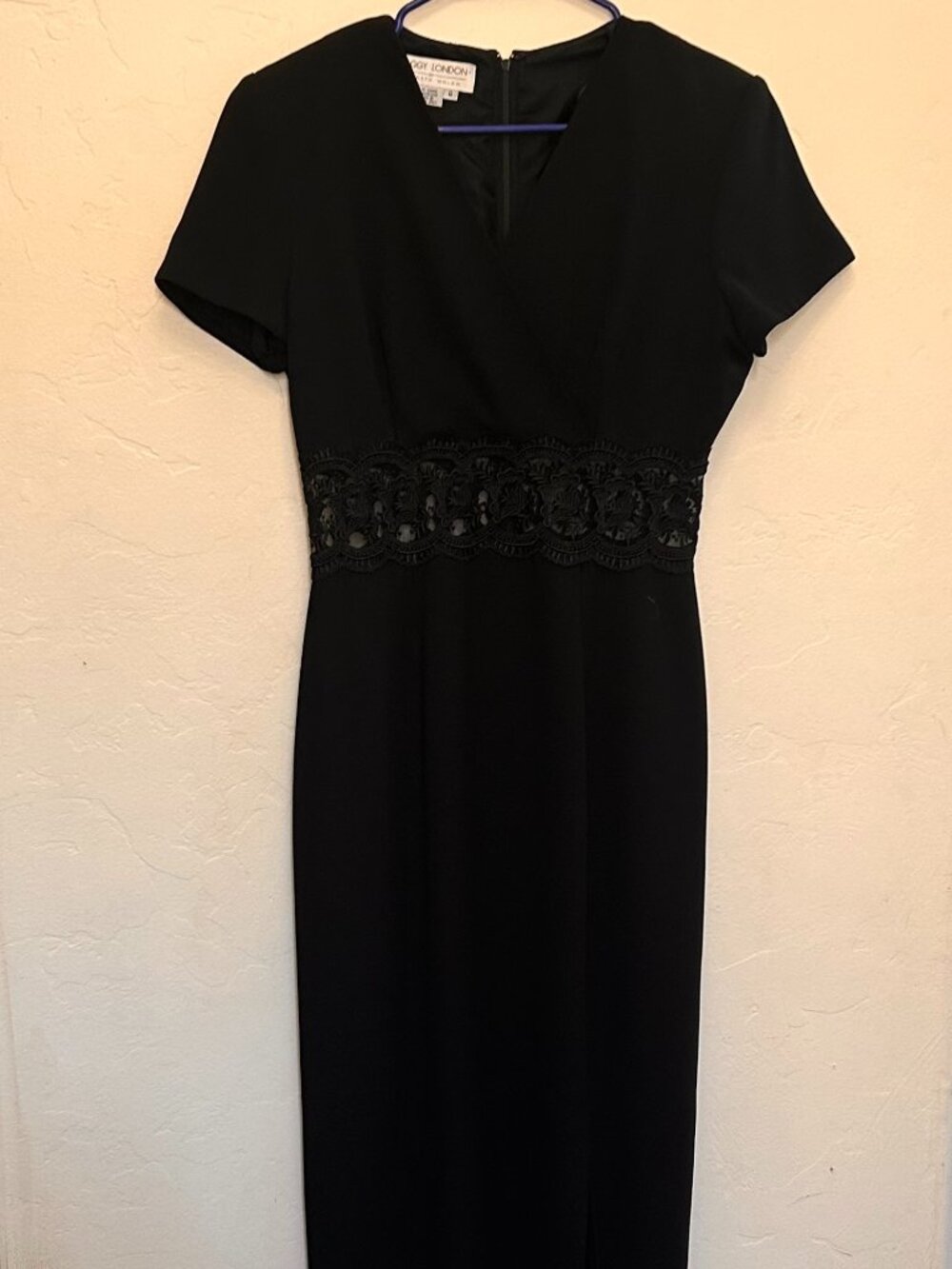 Vintage dress, size 6, black, full length #elegant #retro #y2k #homecoming